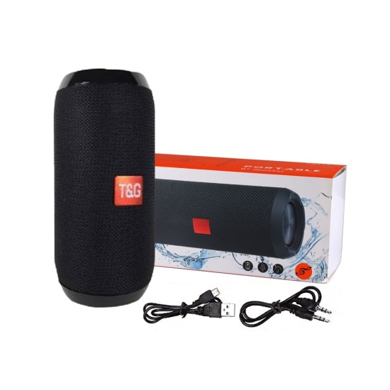 CAIXA DE COLUNA SEM FIO BLUETOOTH T&G TG-117 TF CARTÃO/DISCO U/AUXILIAR/RÁDIO FM 4.2 PRETO CAIXA DE COLUNA SEM FIO BLUETOOTH T&G TG-117 TF CARTÃO/DISCO U/AUXILIAR/RÁDIO FM 4.2 PRETO